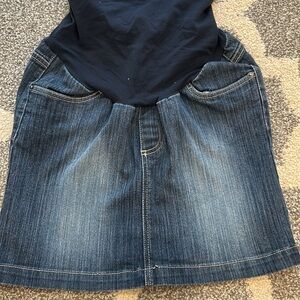 Motherhood Maternity Denim Skirt Size M